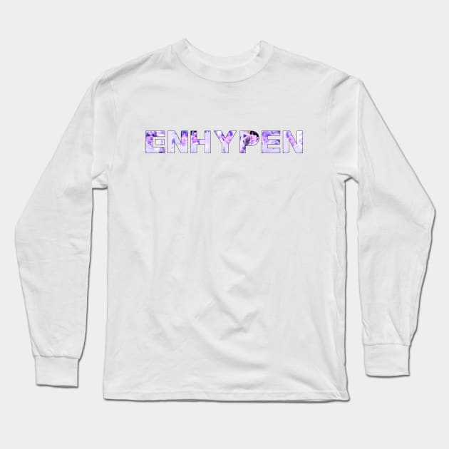 Enhypen Lilac Long Sleeve T-Shirt by phillaj08